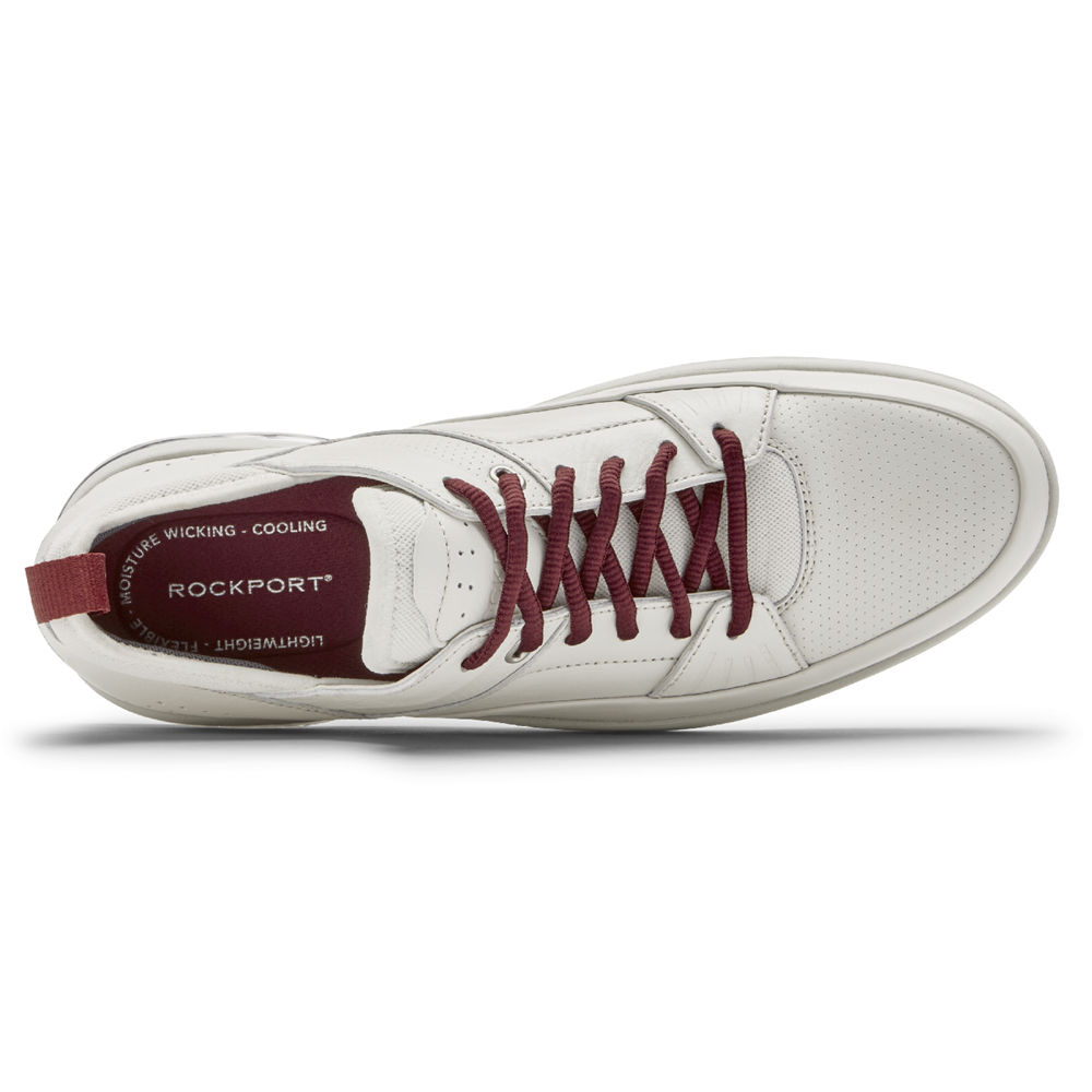 Tenis Rockport Homem Branco - Howe Street Lace Up - 50961KOVJ